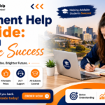 Assignment Help Adelaide banner featuring a student studying with expert academic writing services.