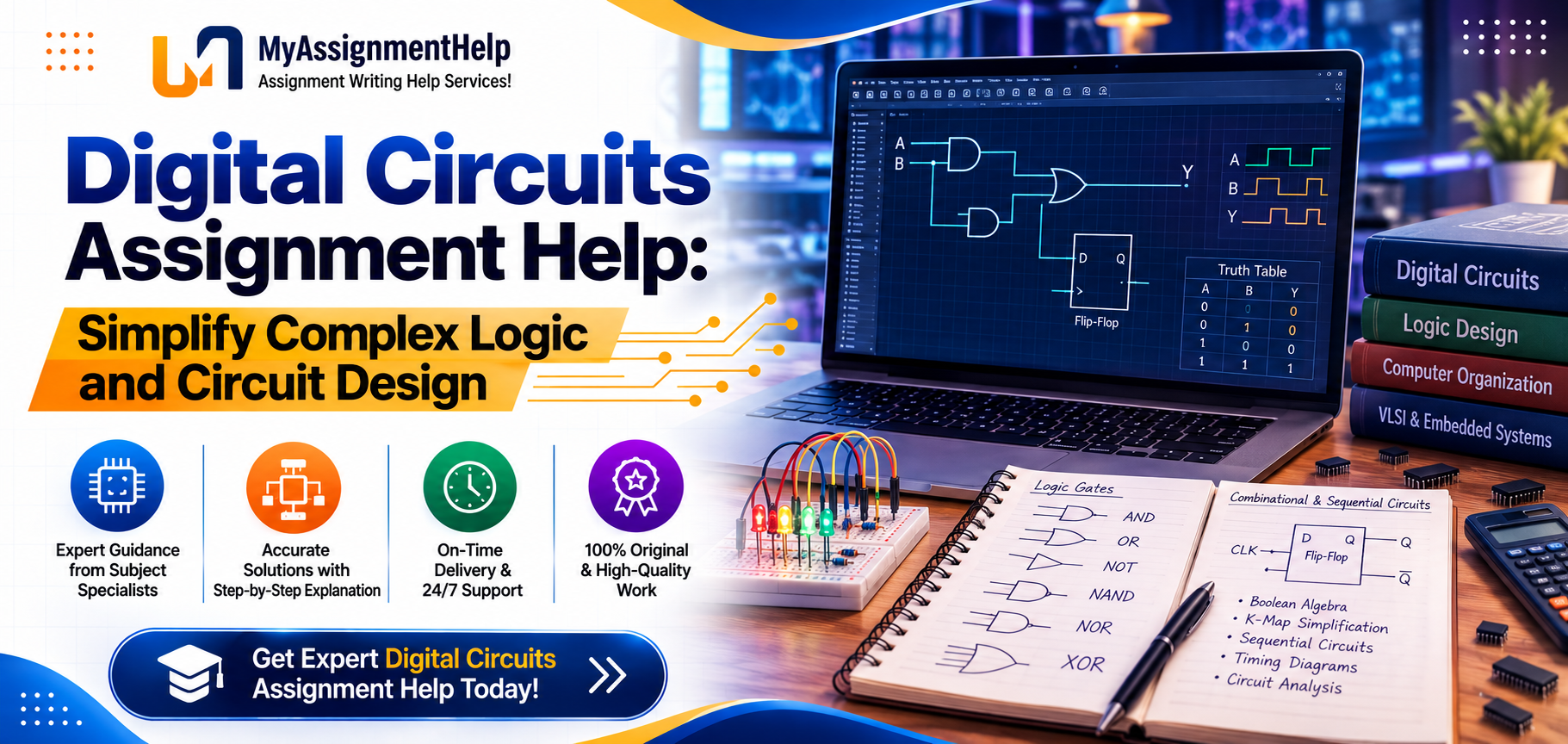 Digital circuits assignment help with expert guidance.