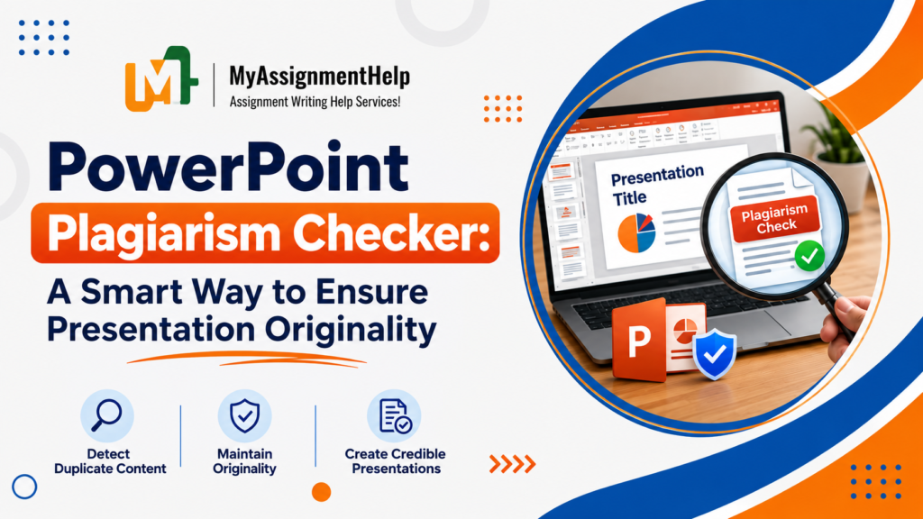PowerPoint plagiarism checker for presentation originality.