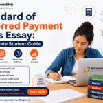 Student guide banner for Standard of Deferred Payment Tools Essay by MyAssignmentHelp.