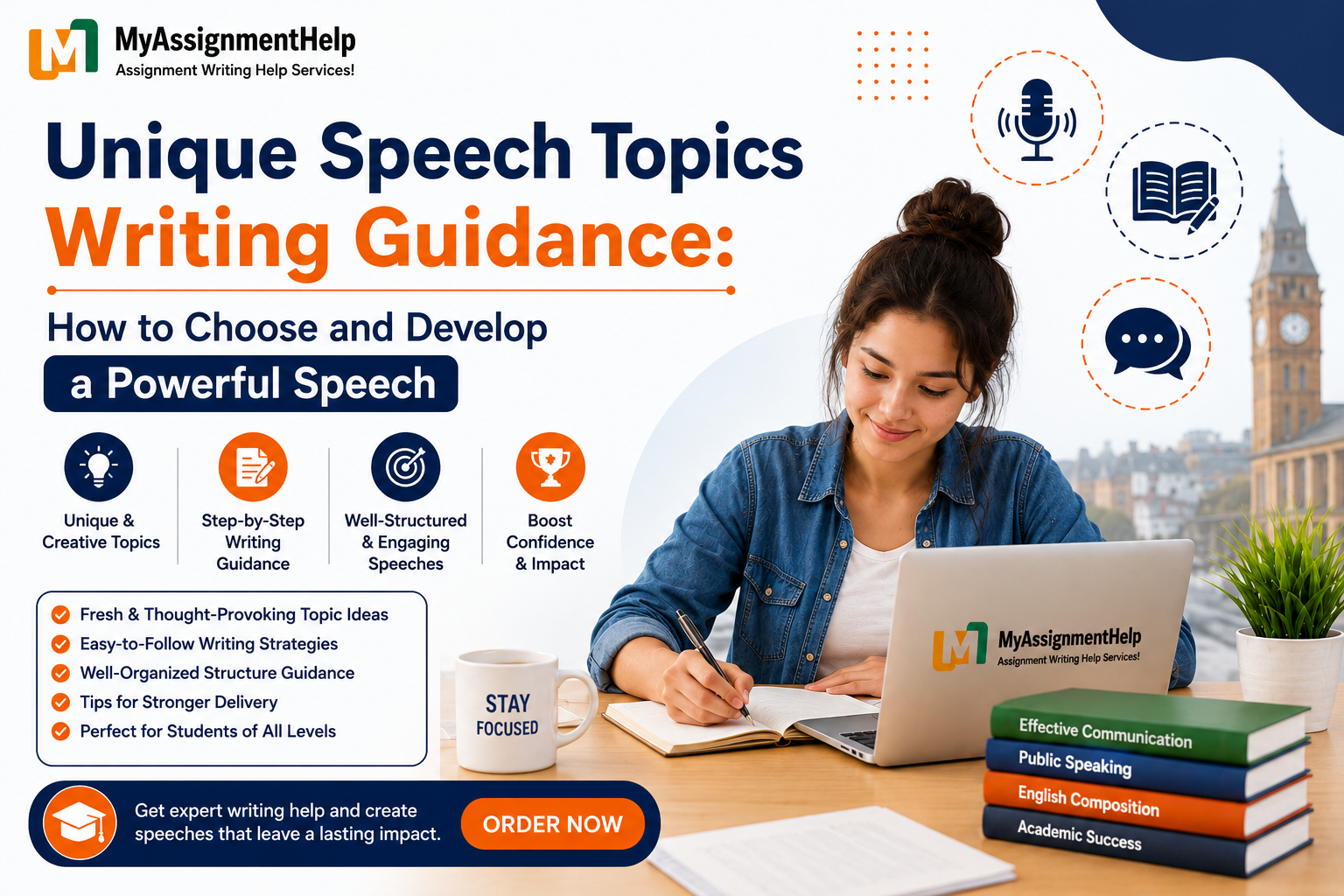 Unique speech topics writing guidance for students.