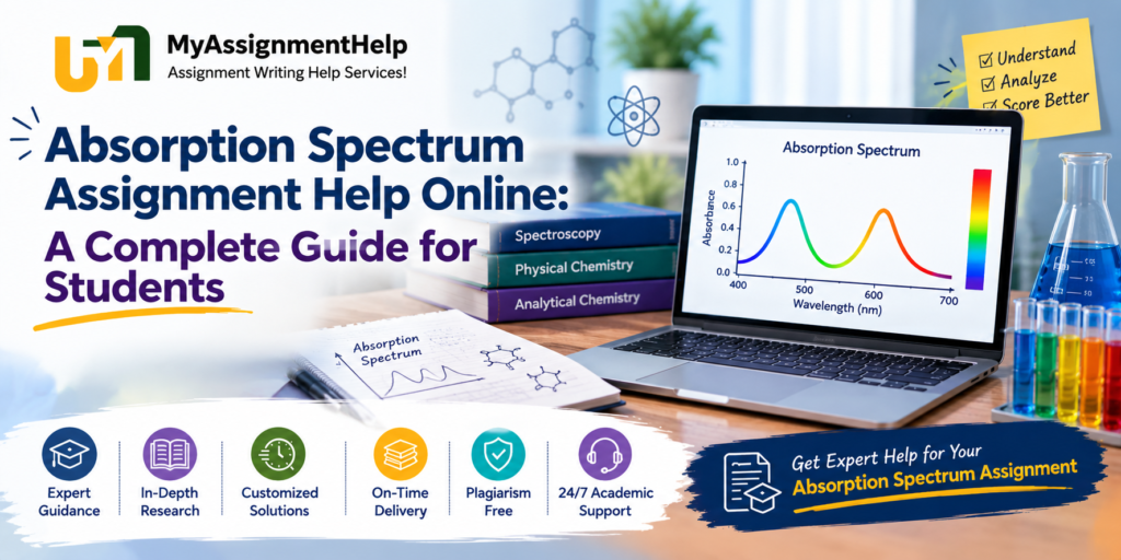 Absorption spectrum assignment help online for students.