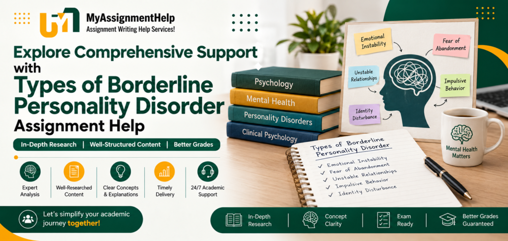 Borderline Personality Disorder assignment help with expert academic support.