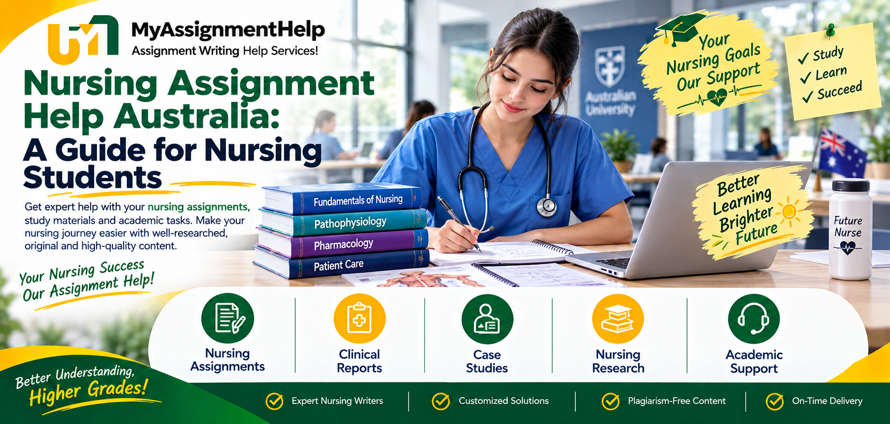 Nursing assignment help services in Australia for nursing students.